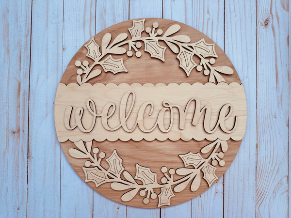 Welcome Holly Leaves