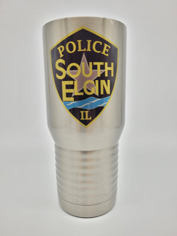 Color logo design tumbler