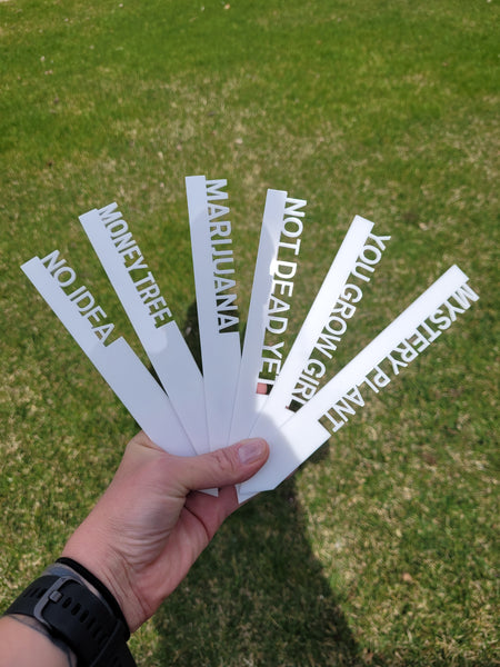 Garden Markers for vegetables and herbs and fruits (662 to choose from)