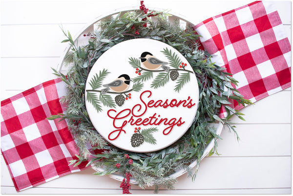 Chickadee winter