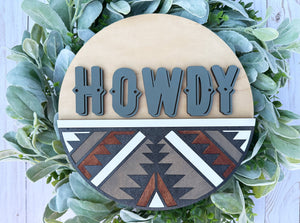 Howdy-Go Away-Welcome aztec