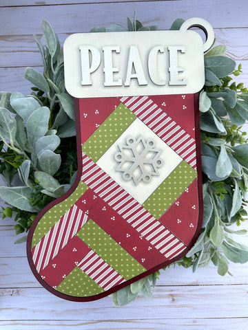 Christmas stocking quilt DIY kit