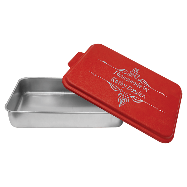 Aluminum lasered cake pan