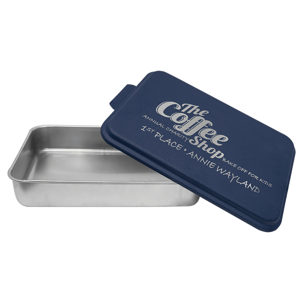 Aluminum lasered cake pan