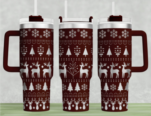 Seamless engraved mugs