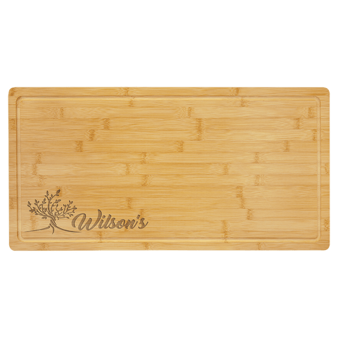 Bamboo Cutting Board-length
