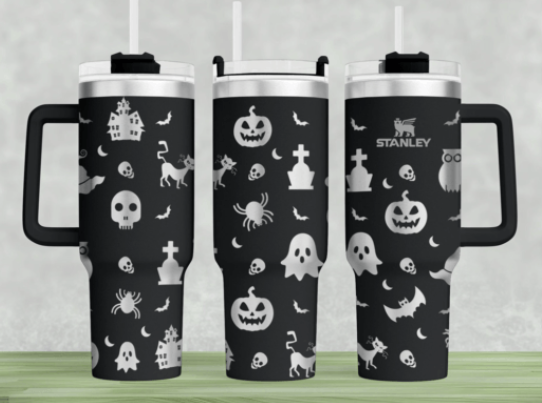 Seamless engraved mugs