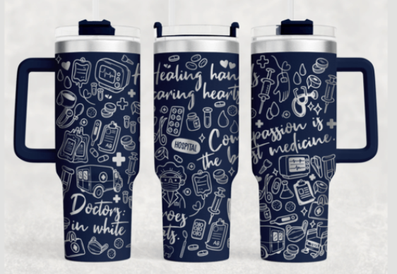 Seamless engraved mugs