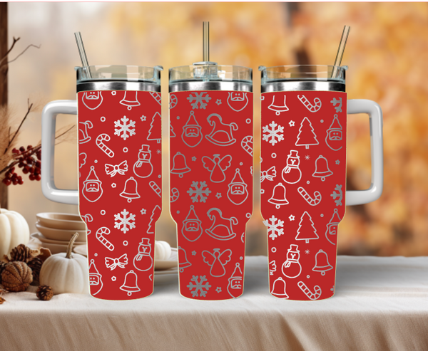 Seamless engraved mugs