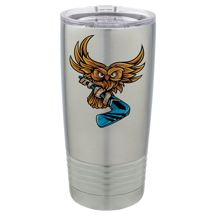 Color logo design tumbler