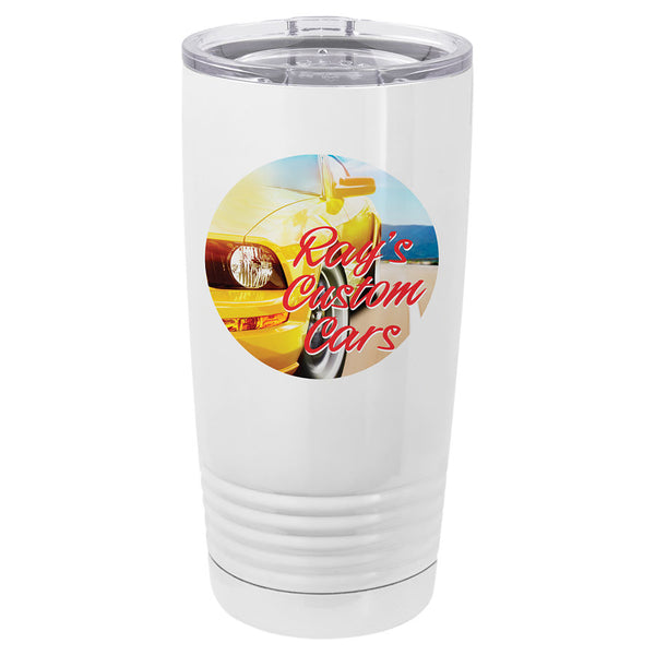 Color logo design tumbler