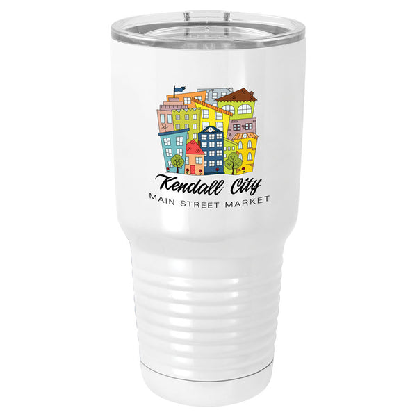 Color logo design tumbler