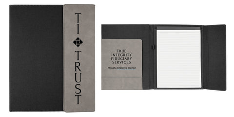 Leather Engraved Portfolio -Custom Order Cifaldi