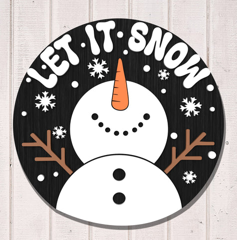 Let it Snow Smowman DIY kit