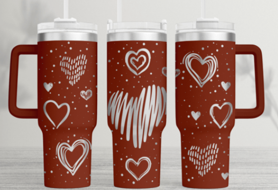 Seamless engraved mugs