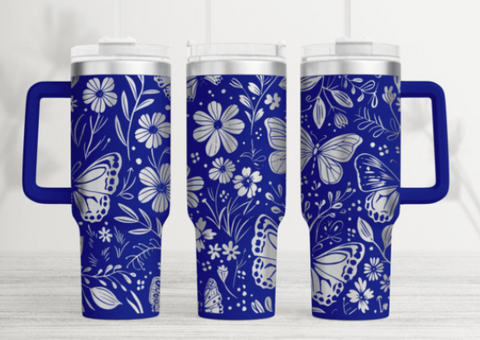 Seamless engraved mugs