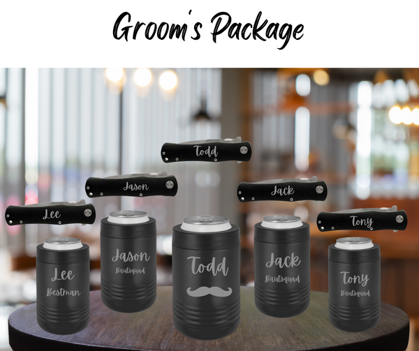 Grooms wedding set