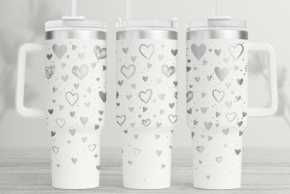 Seamless engraved mugs