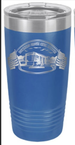 Leopardo/Downers Grove 20 oz powder coated tumblers