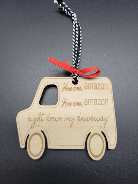 USP, USPS, Amazon. Garbage truck, or Bus driver- thank you ornament