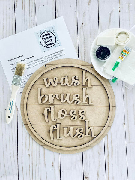 DIY Wash, Brush, Floss, Flush